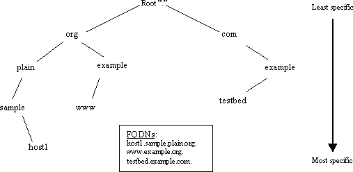 Figure 1.  Domain Name Space example